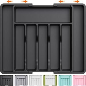 Lifewit Large Expandable Silverware Drawer Organizer